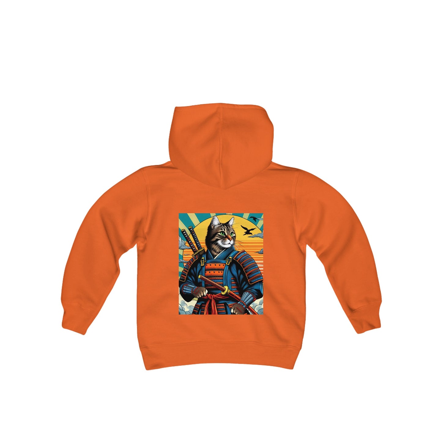 Samurai Cat - Samurai, Cat, Travel, Trip, Tour, Japan Hooded Sweatshirt