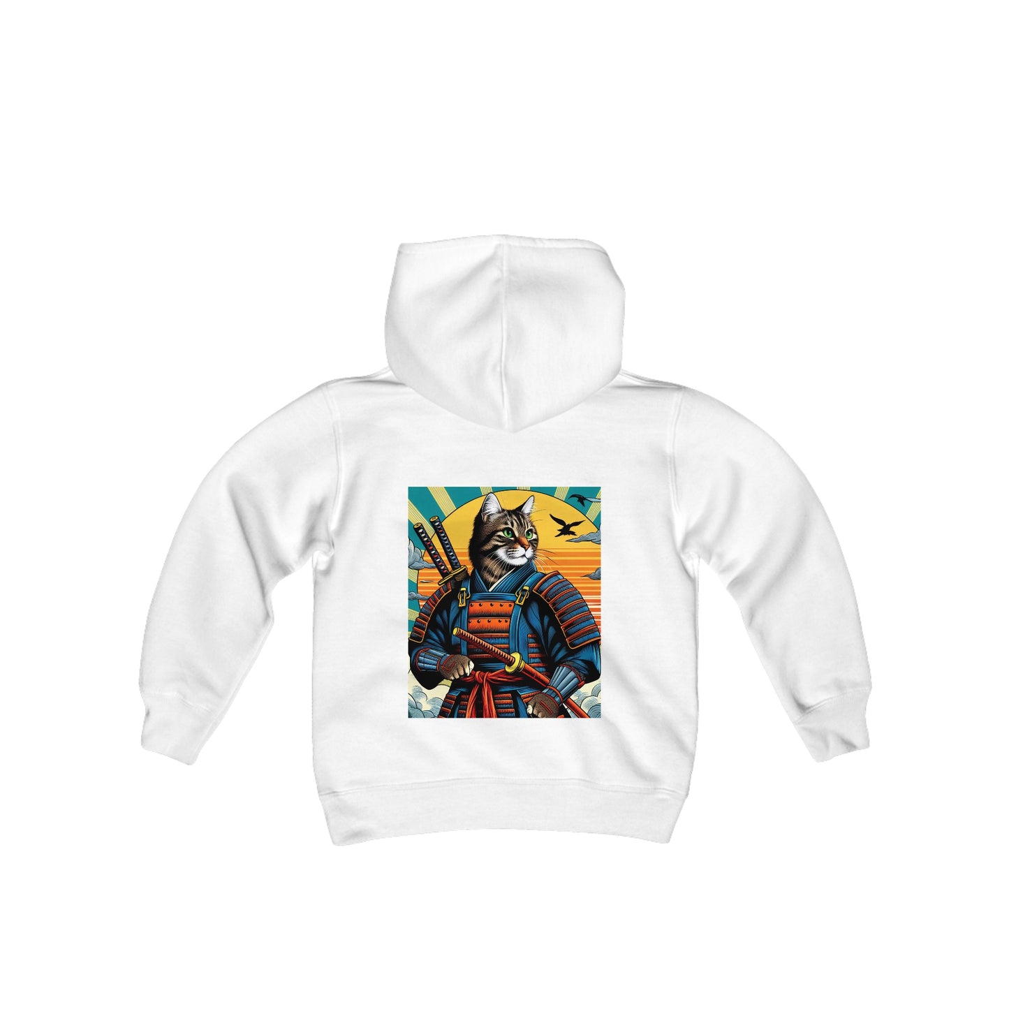 Samurai Cat - Samurai, Cat, Travel, Trip, Tour, Japan Hooded Sweatshirt