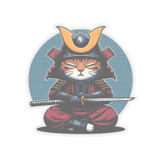 Samurai Cat Stickers So Cool