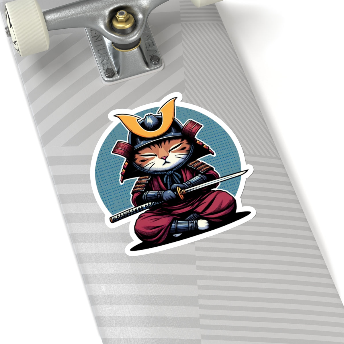 Samurai Cat Stickers So Cool