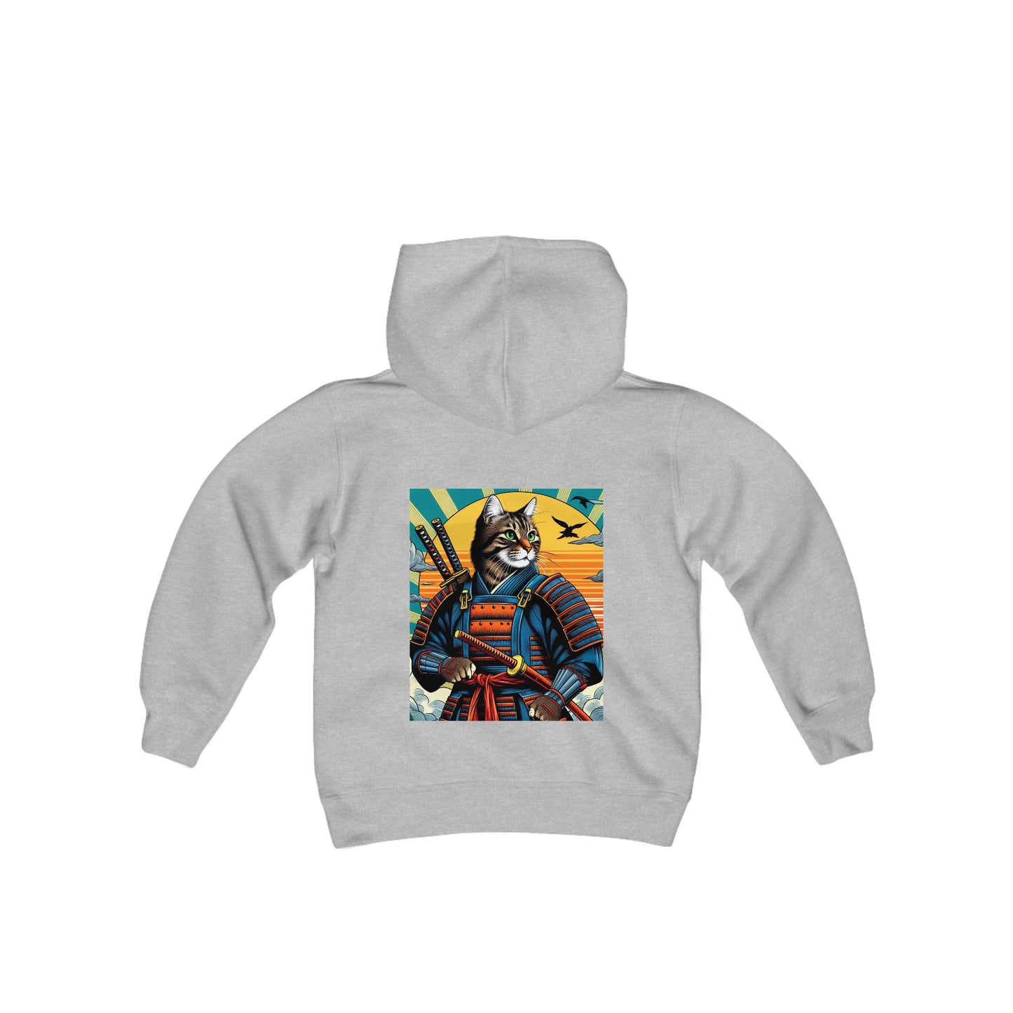 Samurai Cat - Samurai, Cat, Travel, Trip, Tour, Japan Hooded Sweatshirt