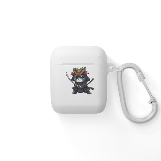 AirPods Case Cover - Samurai Cat Cute Friend Travel Japan